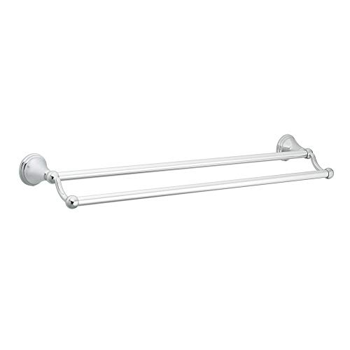 Moen, Chrome DN8422CH Preston 24-Inch Bathroom Double -Towel Bar