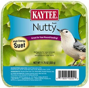 kaytee nutty high energy suet 11.75 ounces