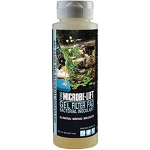 microbe lift 16-ounce pond gel filter pad bacterial inoculant gel16