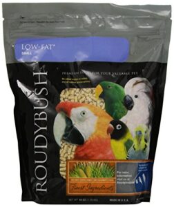 roudybush low fat bird food, small, 44-ounce