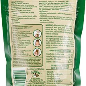 GREENIES PILL POCKETS Capsule Size Natural Dog Treats with Chicken Flavor, (6) 7.9 oz. Packs (180 Treats)