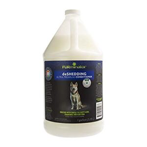 furminator deshedding ultra premium dog conditioner, 1-gallon (fur00107)