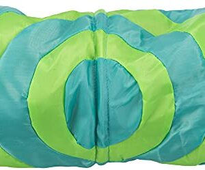 TRIXIE Cushy Plush Play Tunnel, 15 x 35 cm, Grey/Green