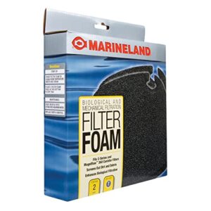 MarineLand Filter Foam 2 Count, Supports Biological And Mechanical aquarium Filtration, Rite-Size T, C-360