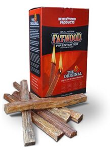 better wood products fatwood firestarter box, 2-pounds