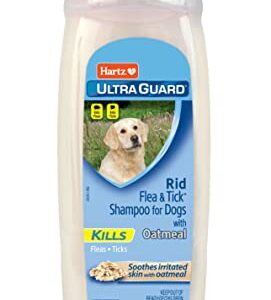 Hartz UltraGuard Rid Flea & Tick Oatmeal Dog Shampoo, Model:3270002305