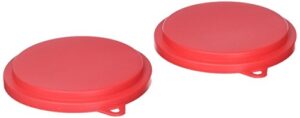 fox run pet food can covers, red, 3.5 x 3.75 x 0.5 inches