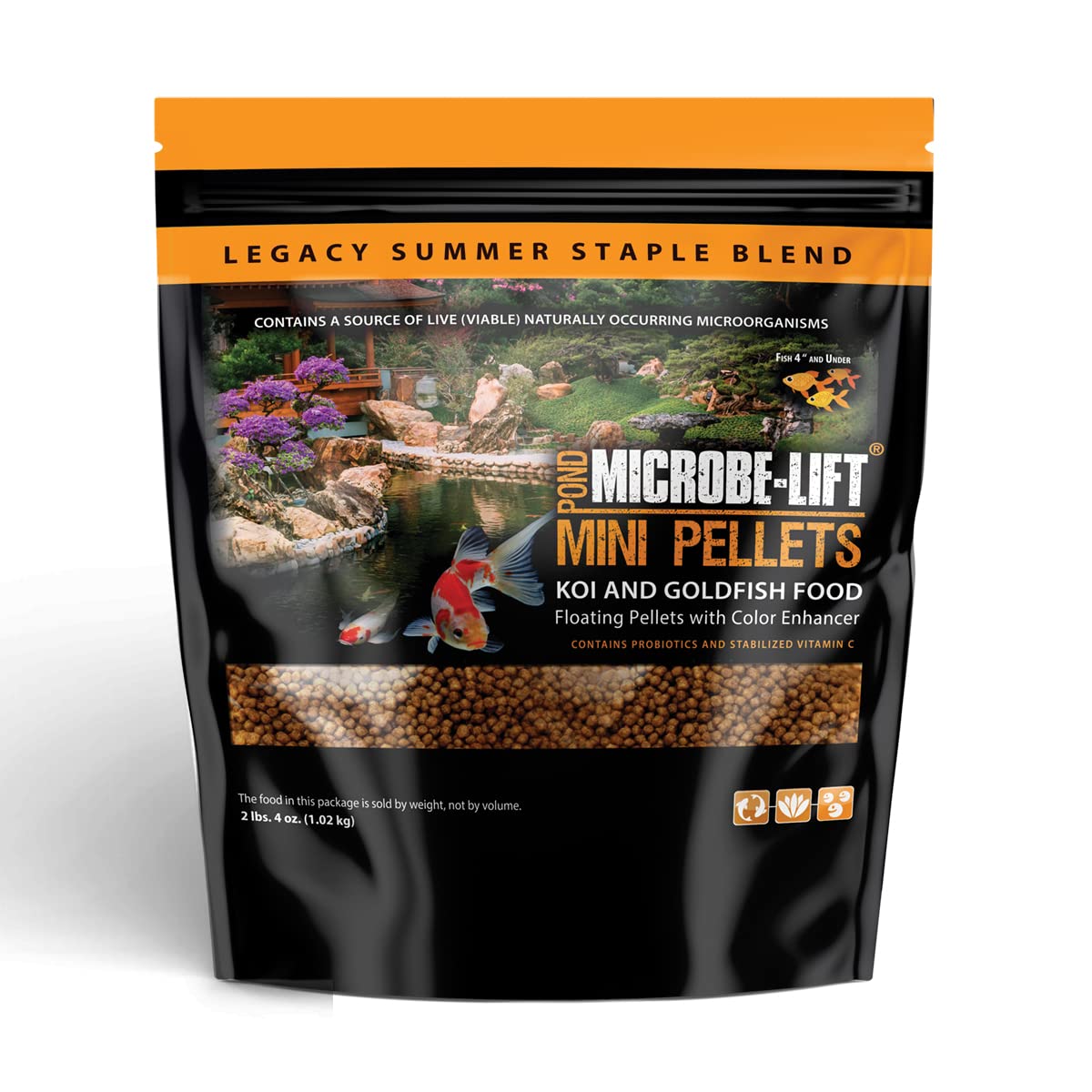 Ecological Labs MLLMPMD Microbe Lift Mini Pellets Fish Food 2.25 Pounds