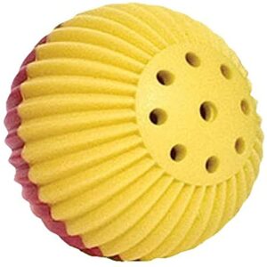 Pet Qwerks Animal Sounds Babble Ball - Interactive Chew Dog Toy - Small