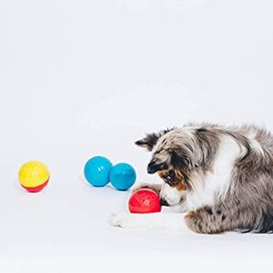 Pet Qwerks Animal Sounds Babble Ball - Interactive Chew Dog Toy - Small