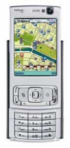 nokia n95 unlocked cell phone with 5 mp camera, international 3g, wi-fi, gps, mp3/video player, microsd slot--international version with warranty (silver/plum)