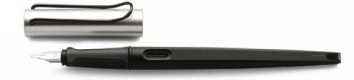 Lamy 1.1mm Nib Joy AL Fountain Pen, Black/Silver (L11-1.1)