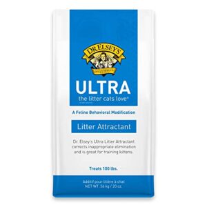 dr. elsey's litter box attractant - ultra litter attractant - 20 oz pouch - feline behavior modification & training tool
