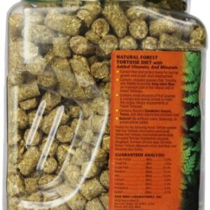 Zoo Med Natural Tortoise Food, 35-Ounce, Forest