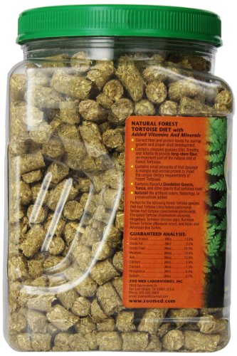 Zoo Med Natural Tortoise Food, 35-Ounce, Forest