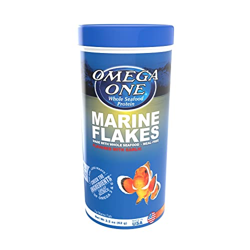 Omega One Garlic Marine Flakes, 2.2 oz