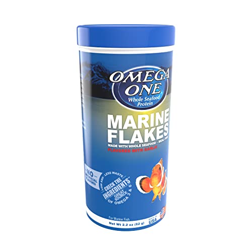 Omega One Garlic Marine Flakes, 2.2 oz