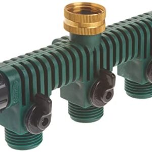 Orbit 62009 3-Way Plastic Hose Faucet Valve Manifold