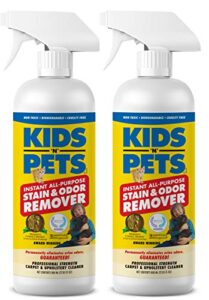 kids 'n' pets – instant all-purpose stain & odor remover – 27.05 oz - (800 ml) – pack of 2 - proprietary formula permanently eliminates tough stains & odors – even urine odors