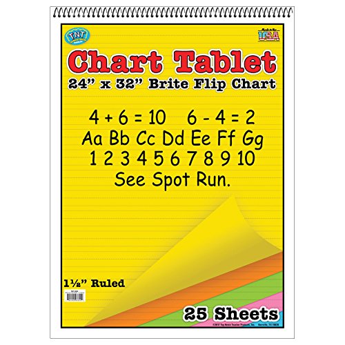 Chart Tablets 24 X 32 Assorted 1/2