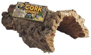 zoo med natural cork bark round, large