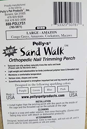 Polly's Sand Walk Orthopedic Bird Perch, Large