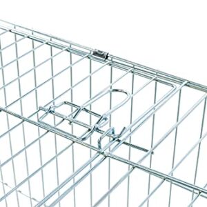 TRIXIE Enclosed Outdoor Run- 55 cu. ft., Galvanized Metal Cage, Portable Pen for Rabbit, Small Animal