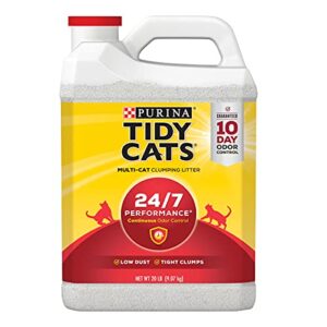 Tidy Cats Scoop Cat Litter Box, For Multiple Cats, 20 Lbs