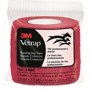 3m vetrap bandaging tape 1404 red [price is per roll]