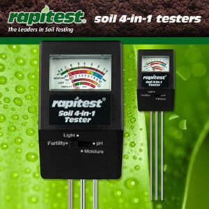 Luster Leaf 1818 Rapitest 4-in1 Soil pH/Moisture/Fertility/Light Tester, Fertility