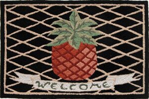jellybean pineapple welcome rug
