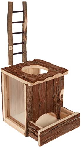 TRIXIE Natural Living Play and Burrow Tower, 20 × 20 × 16 cm