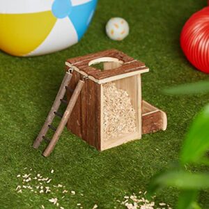 TRIXIE Natural Living Play and Burrow Tower, 20 × 20 × 16 cm