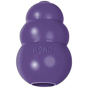 kong - senior dog toy gentle natural rubber - fun to chew, chase and fetch - for small dogs