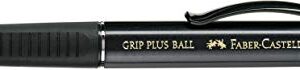 Faber-Castell Grip Plus Ballpoint Pen Metallic Black