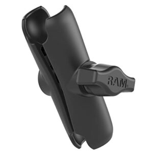 ram mounts ram-b-201u double socket arm (medium) compatible with ram b size 1" ball components