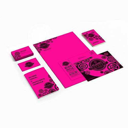 Astrobrights Color Cardstock, 65 lb Cover Weight, 8.5 x 11, Fireball Fuchsia, 250/Pack