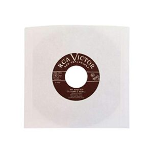 (100) Archival Quality Acid-Free Heavyweight Paper Inner Sleeves for 7" Vinyl Records #07IW