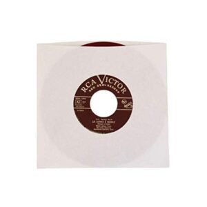 (100) Archival Quality Acid-Free Heavyweight Paper Inner Sleeves for 7" Vinyl Records #07IW