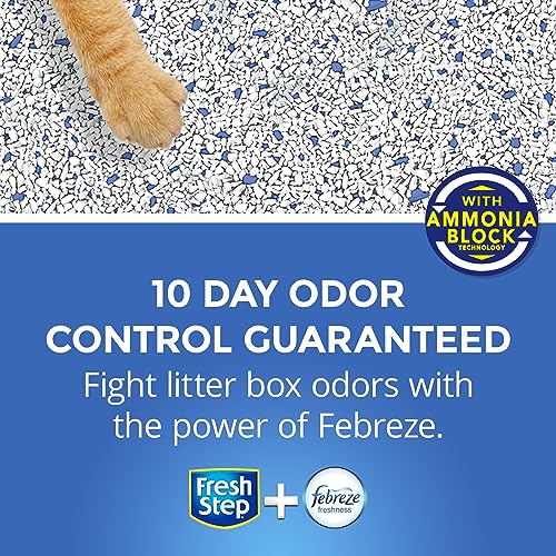 Fresh Step Clumping Cat Litter, Multi-Cat Odor Control, 14 lbs