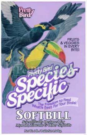 Pretty Bird International Small Softbill Bird Food, 20 Lb.