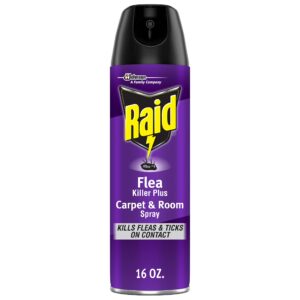 Raid Flea Killer Carpet & Room Spray, Kills hatching eggs for up to 4 months, 16 Oz