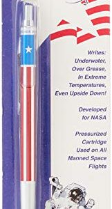 Fisher Space Pen, All Metal Space Pen with American Flag Design, Black Ink, Fine point (SAFP5)