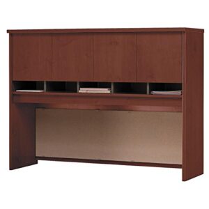 Bush Business Furniture Series C Hutch, 60W 4 Door, Hansen Cherry