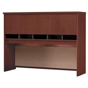 Bush Business Furniture Series C Hutch, 60W 4 Door, Hansen Cherry