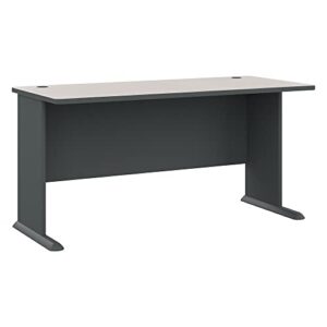 bush business furniture series a home-office-desks, 60w, slate