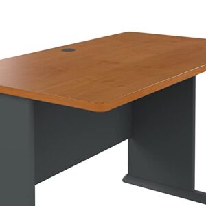 Bush Business Furniture Series A 48W Desk, Natural Cherry