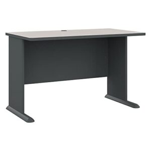 bush business furniture wc8448a series a 48w desk in slate and white spectrum