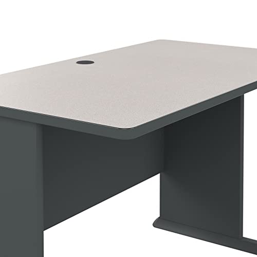 Bush Business Furniture WC8448A Series A 48W Desk in Slate and White Spectrum