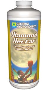 general hydroponics diamond nectar, nutrient additive, 0-1-1, 1 qt.